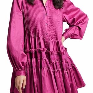 Aje Long Sleeve Dress in Purple